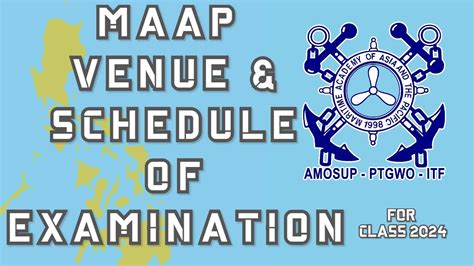 maap schedule of exam 2024